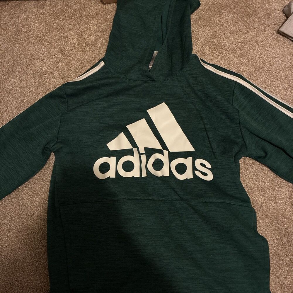 Kids Green Adidas Sweatshirt Size 14/16